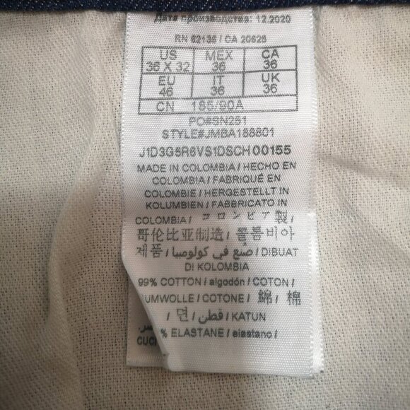 Guess Men's Size 36/32 Vermont Slim Medium Wash Blue Jeans - Picture 5 of 16